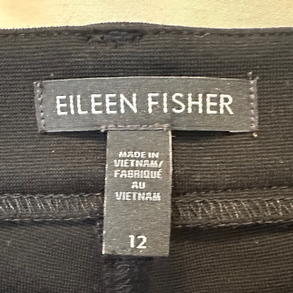 Eileen Fisher Women's Black pants - Picture 2 of 6